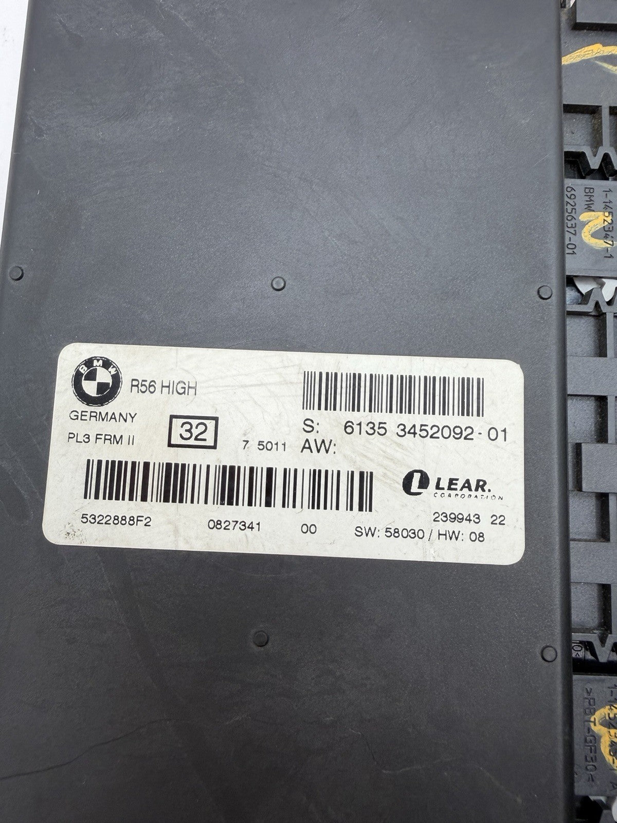 ✅2007-2010  Mini Cooper R55 R56 Footwell BCM Body Control Module 6135 3452092-01