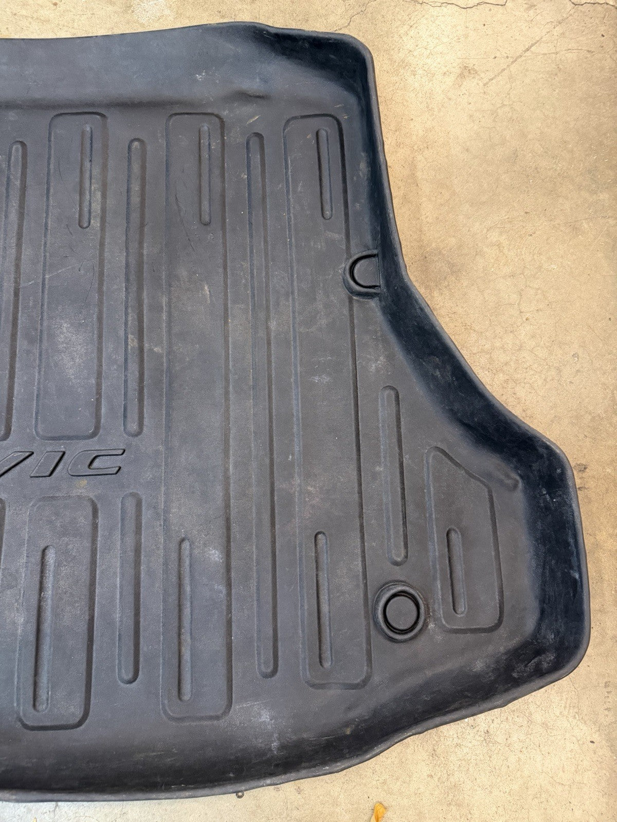 ✅ 2006-2011 Honda Civic All Weather Trunk Mat Cargo Liner Rubber Black OEM