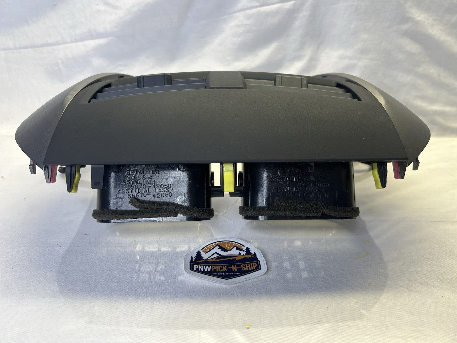 ✅ 2006 - 2012 Toyota Rav4 Center Dash Vents Radio Trim Bezel Cover GRAY OEM