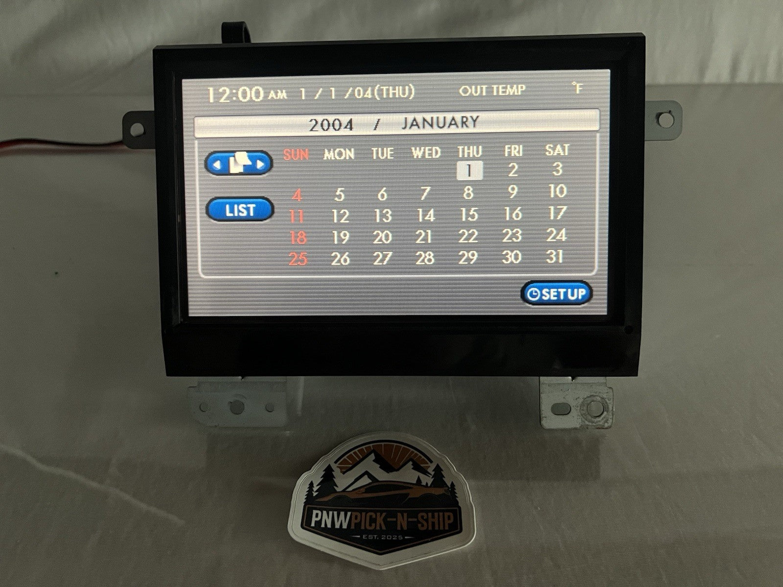 ✅ 2007-13 SUBARU TRIBECA KENWOOD SCREEN TV NAVIGATION 86281XA00A Display GPS LCD