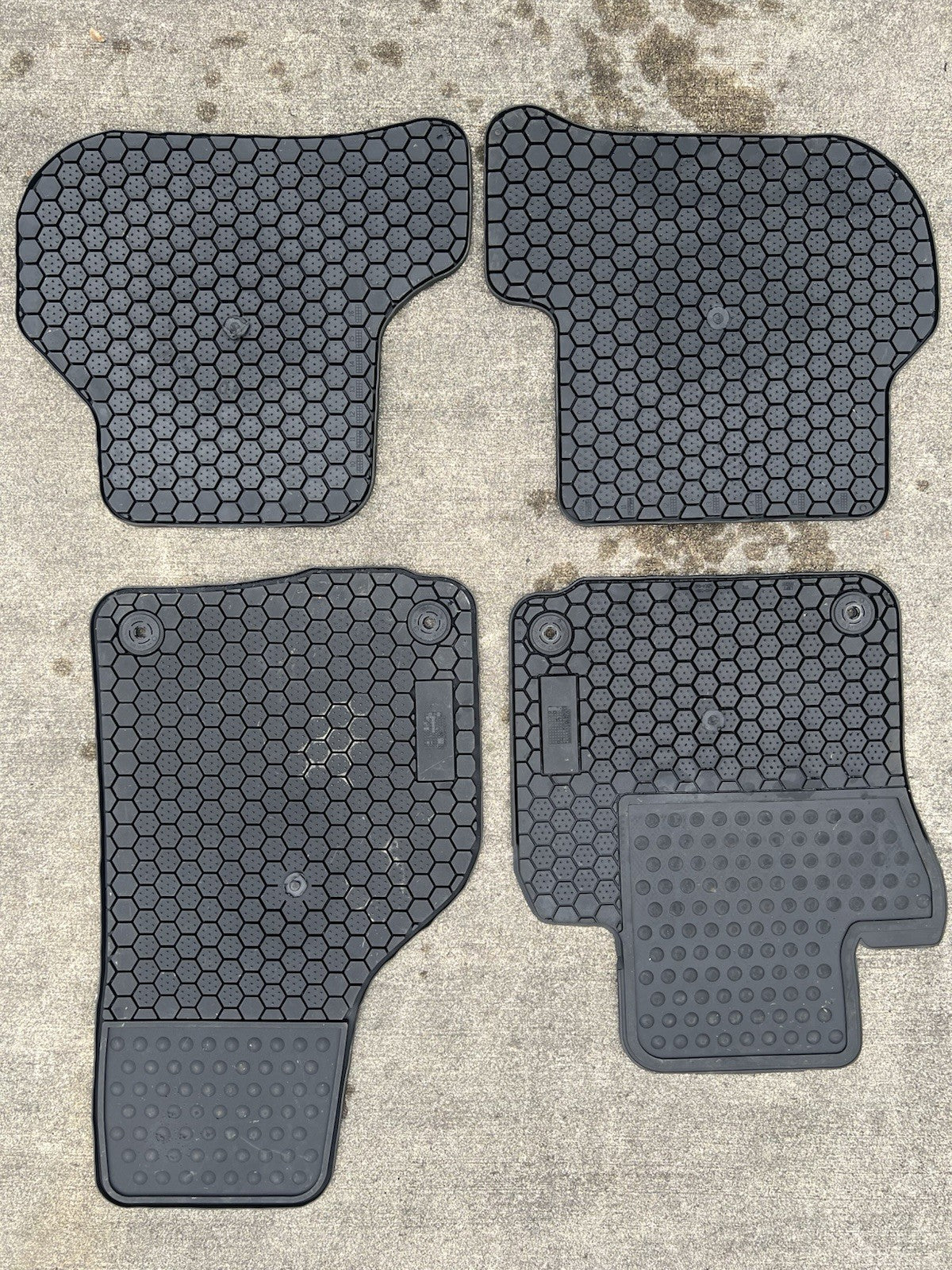 ✅ 10-14 VOLKSWAGEN GOLF GTI OEM RUBBER ALL WEATHER STOCK FLOOR MATS FRONT & REAR