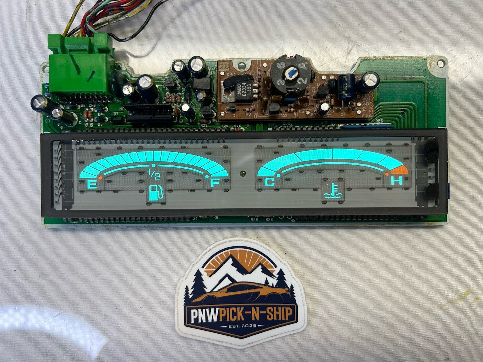 ✅ REBUILT 92-96 Honda Prelude Digital Temp Fuel Gauge Instrument  Cluster