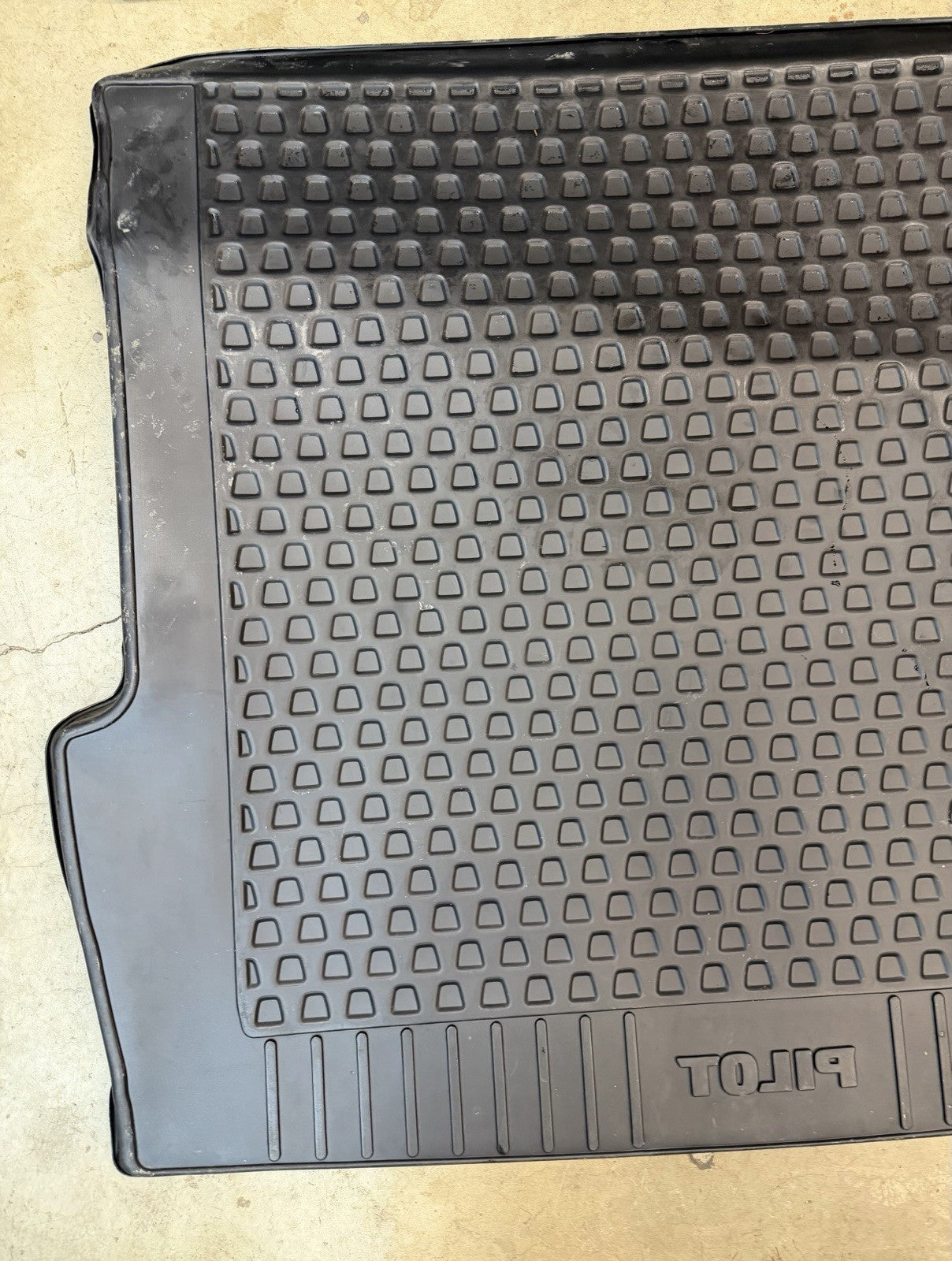 ✅ 2009-2015 Honda Pilot Cargo Liner Black OEM Trunk Mat Rear Rubber All Weather