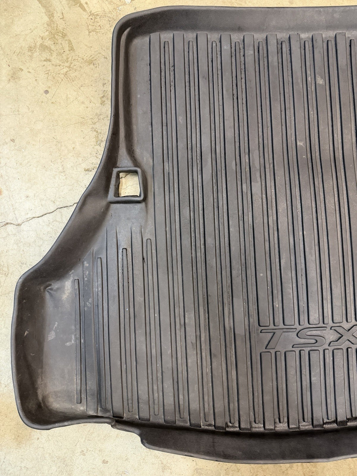 ✅ 2004-2008 ACURA TSX TRUNK LINER FLOOR MAT ALL WEATHER RUBBER CARGO LINING OEM