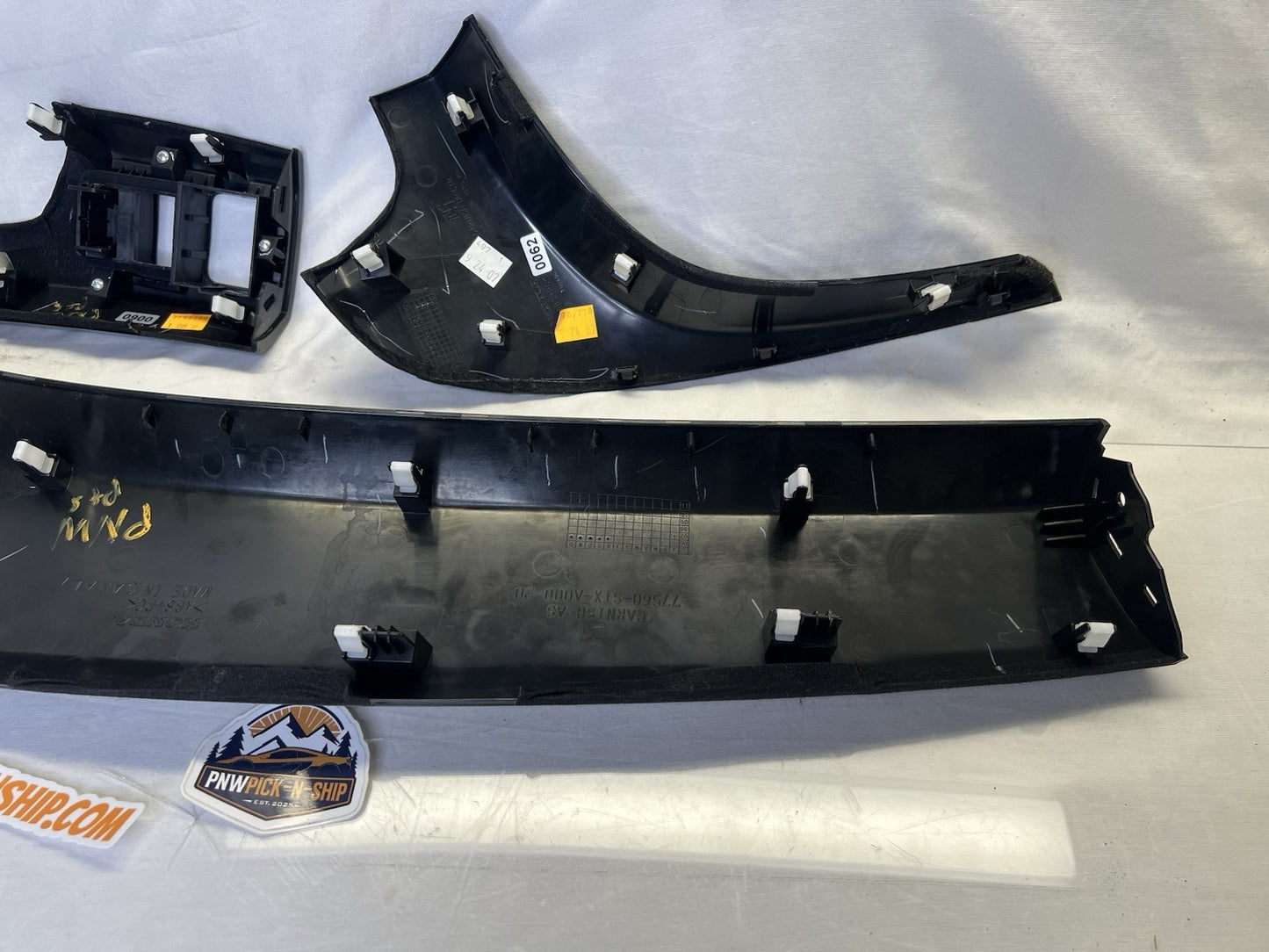 ✅ 2007-2009 ACURA MDX Dash Panel Dark Woodgrain Trim LH CENTER RH SET OF 3 OEM