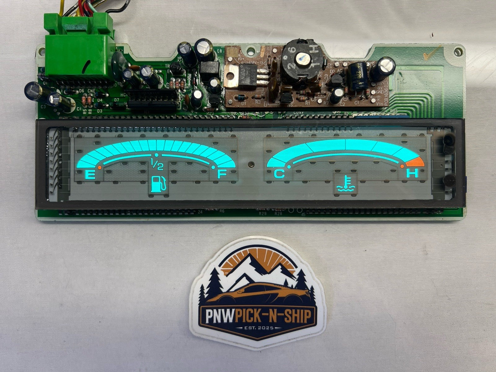 ✅ REBUILT 92-96 Honda Prelude Digital Temp Fuel Gauge Instrument  Cluster