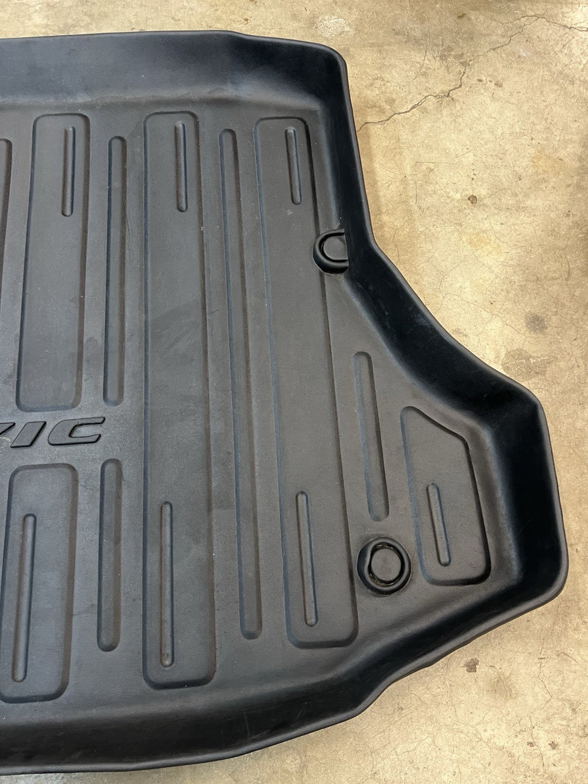 ✅ 2006-2011 Honda Civic All Weather Trunk Mat Cargo Liner Rubber Black OEM