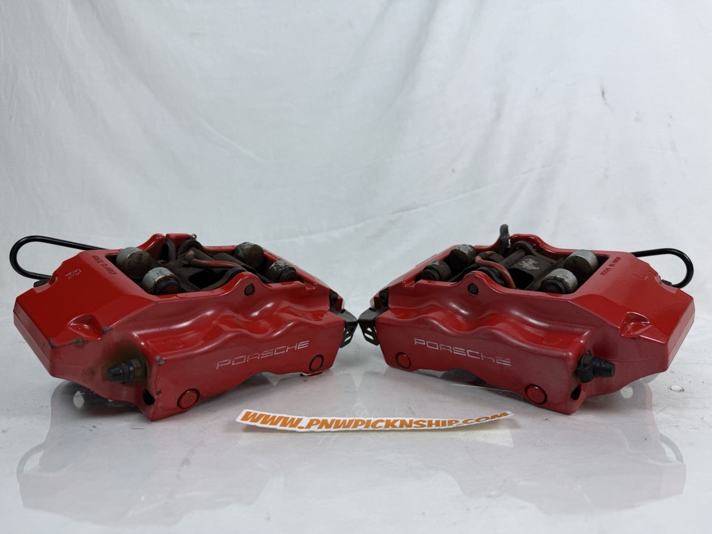 ✅ 03-10 Porsche Cayenne Turbo Brembo Rear Brake Caliper Calipers Set of 2 Pc OEM