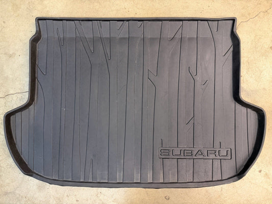 ✅ 2014-2018 Subaru Forester RUBBER ALL WEATHER Trunk Mat Cargo Liner BLACK OEM