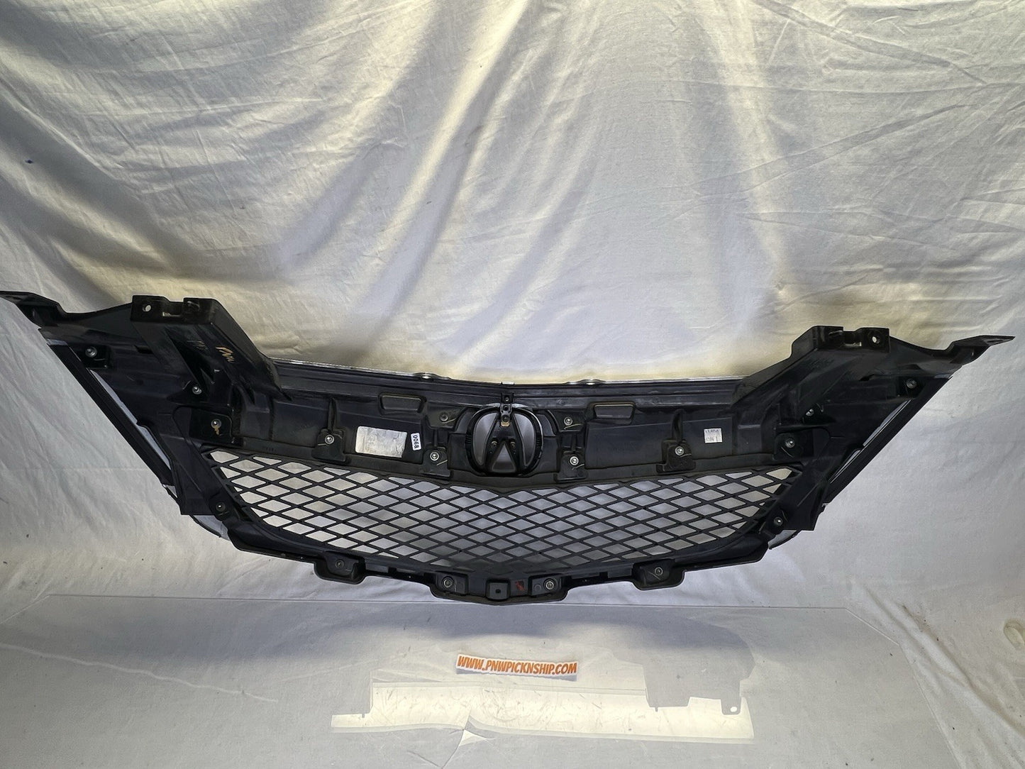 ✅ 2010-2013 Acura MDX Front Bumper Grille With Emblem OEM Silver Grill READ