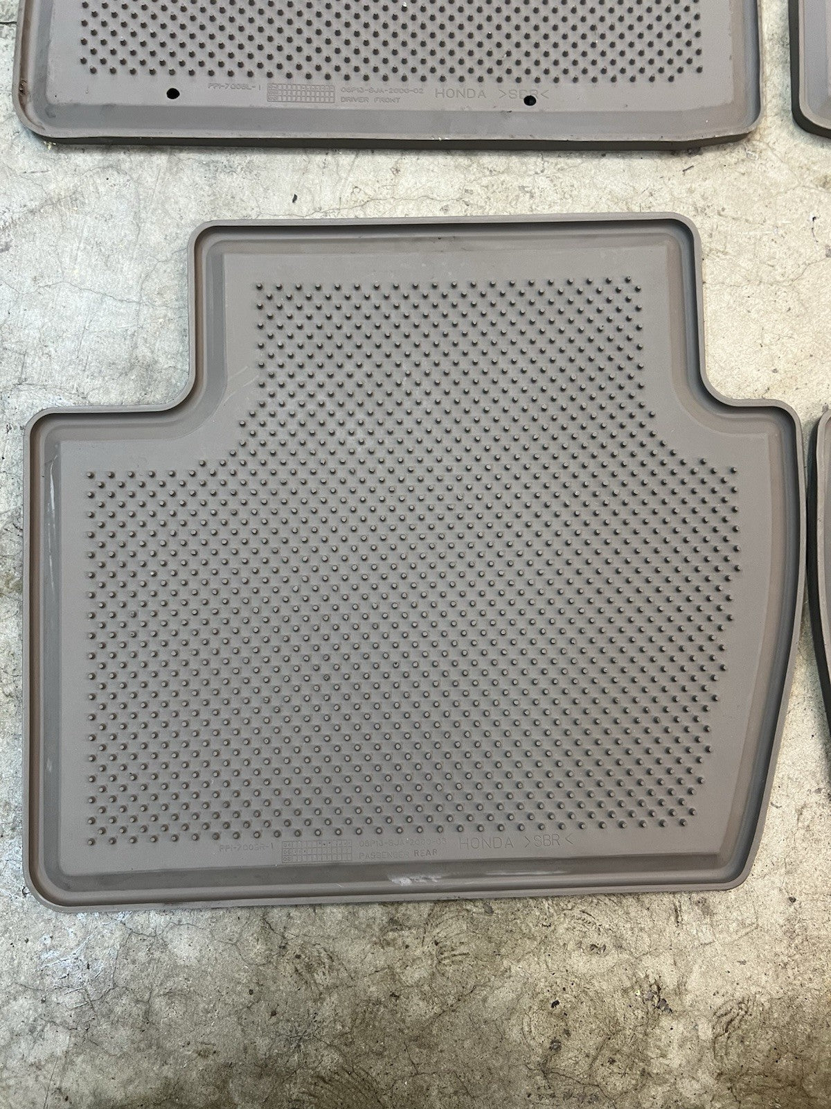 ✅05-12 ACURA RL ALL WEATHER RUBBER FLOOR MATS Gray  OEM COVERS LINER SET KB1 KB2