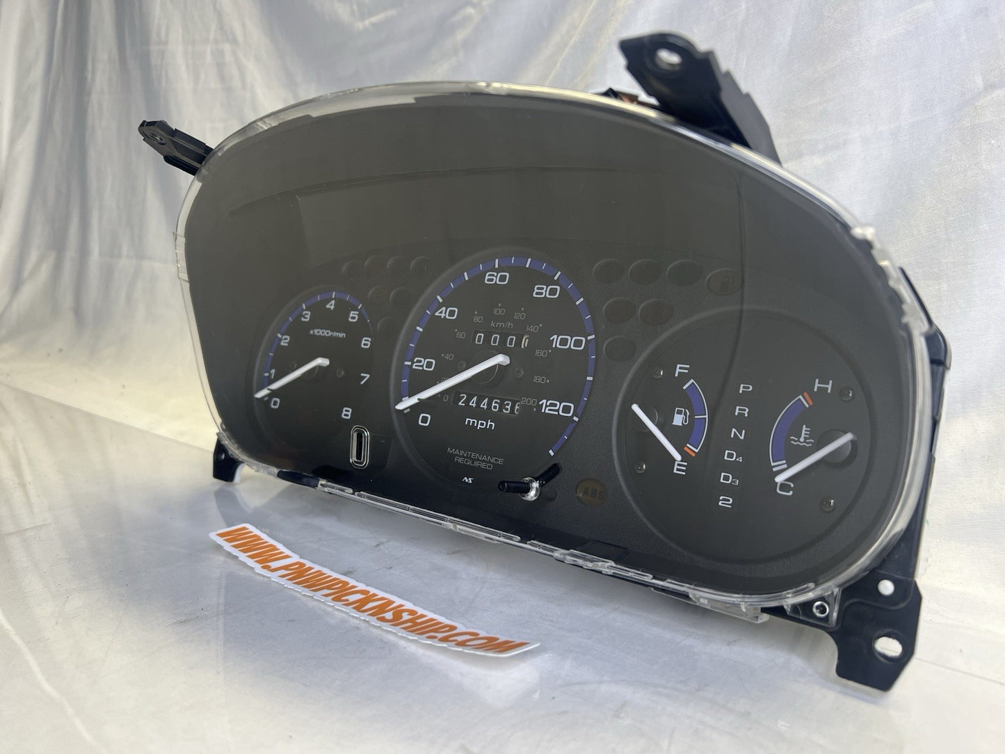 ✅ 96-00 Honda Civic LX DX Automatic Gauge Cluster 244K Speedo Speedometer OEM EK