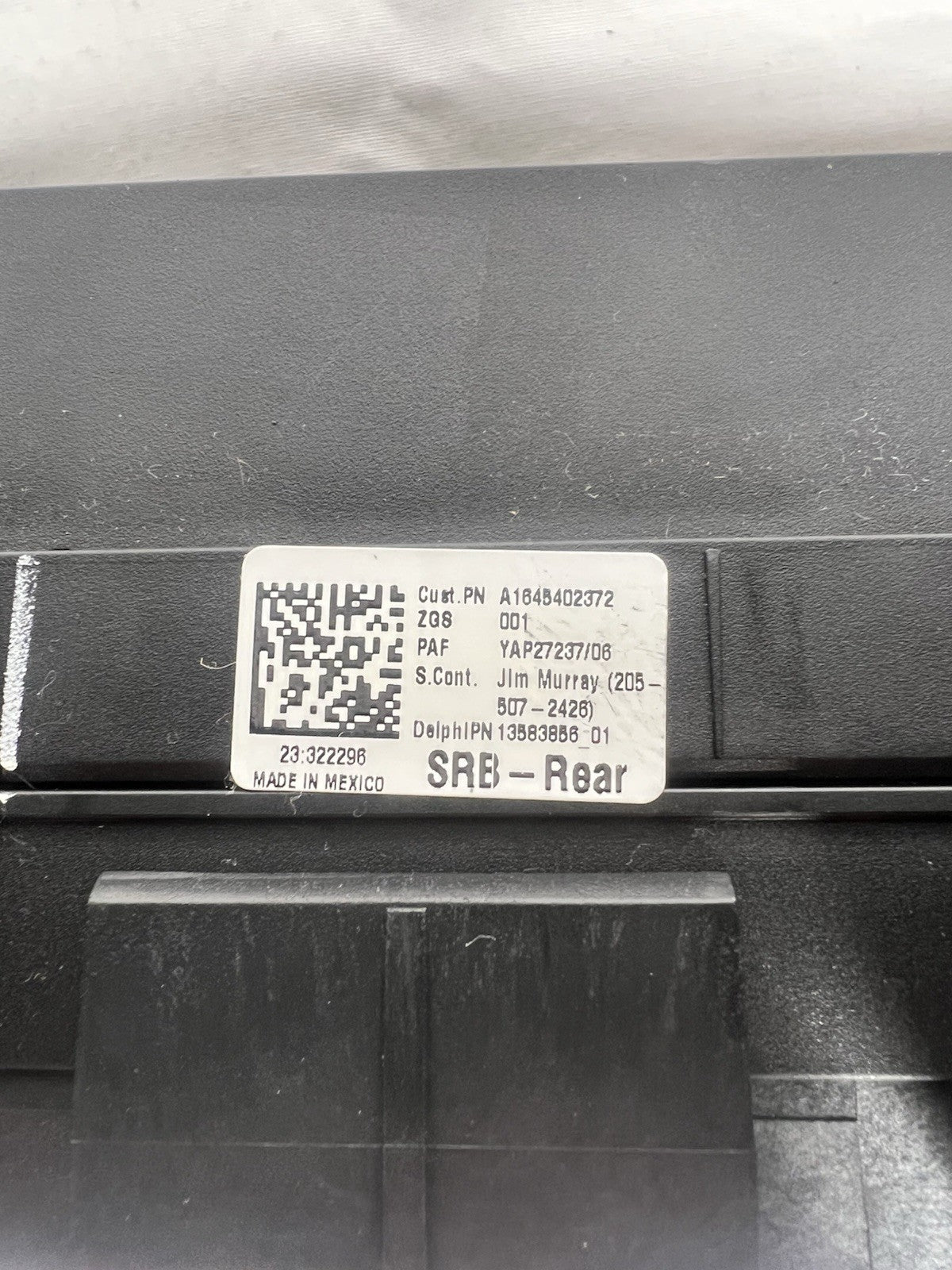 ✅06-13 Mercedes X164 GL450 GL350 Rear SRB Fuse Relay Box Assembly 1645403372 OEM