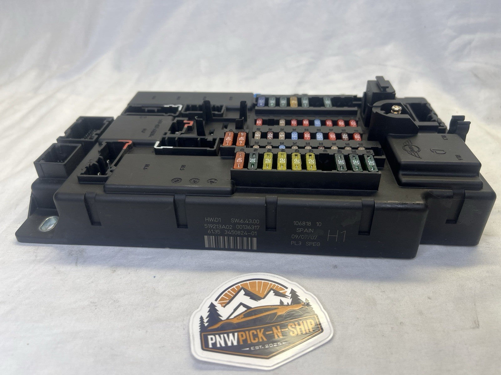 ✅ 07-13 MINI COOPER R56 POWER DISTRIBUTION FUSE JUNCTION BOX MODULE JBE 3450824