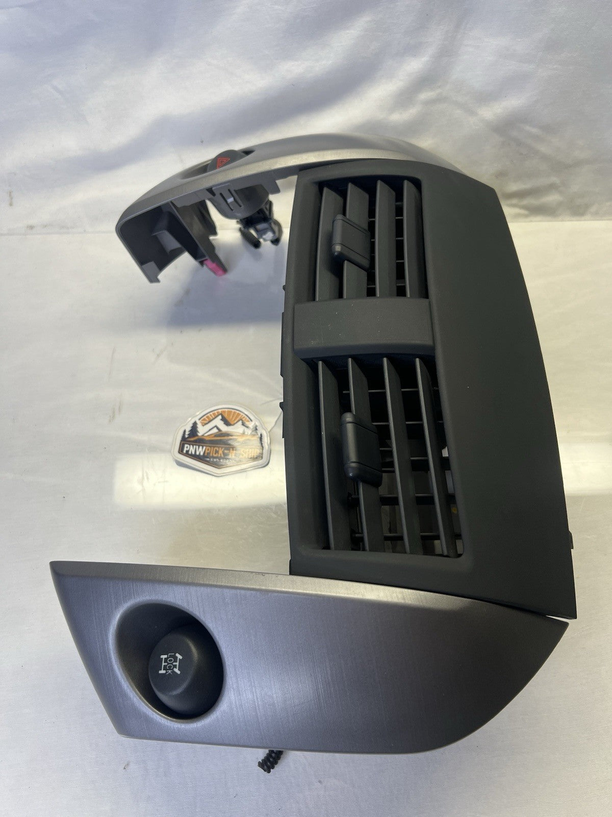 ✅ 2006 - 2012 Toyota Rav4 Center Dash Vents Radio Trim Bezel Cover GRAY OEM