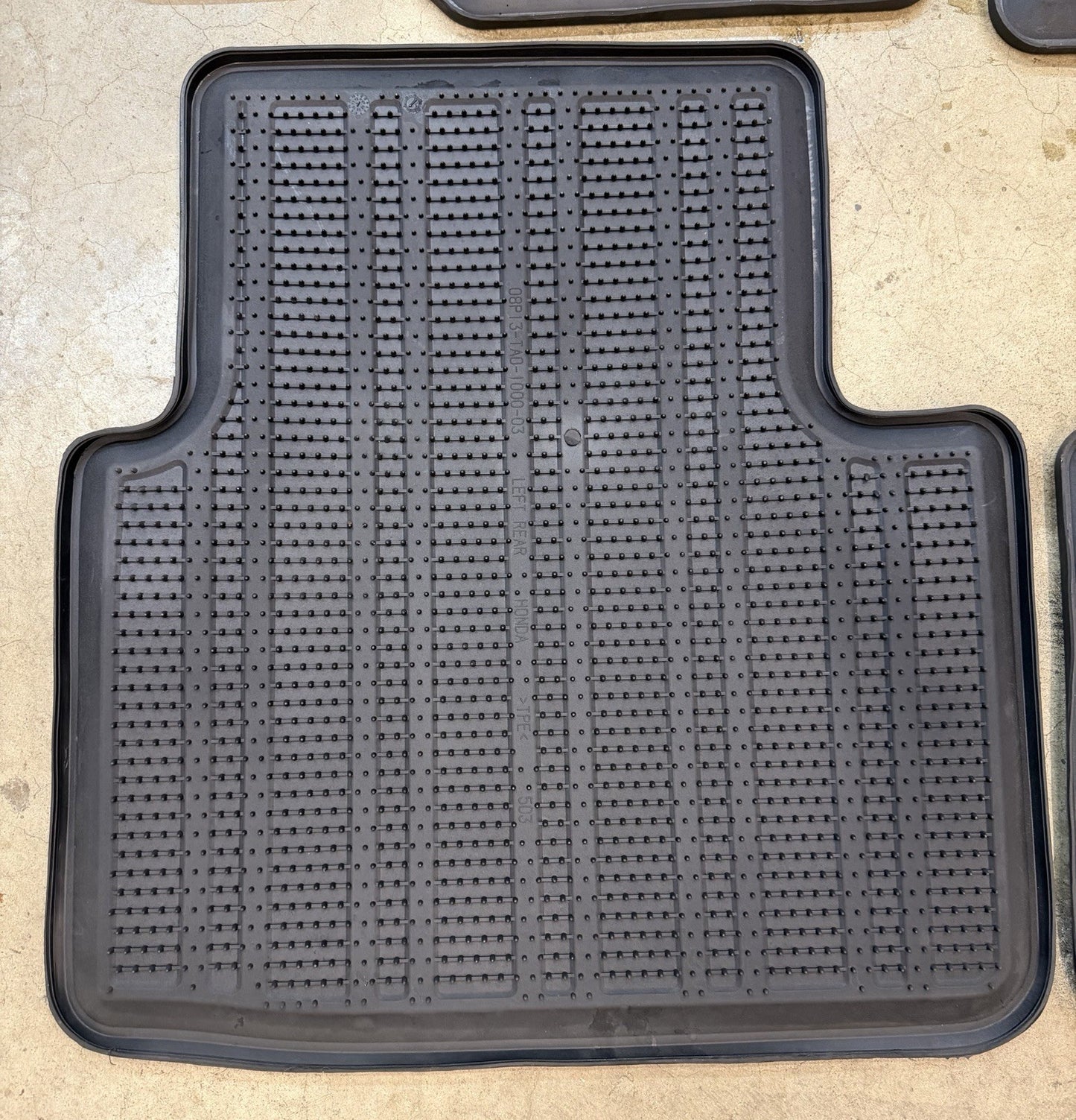 ✅ 2008-2012 Honda Accord OEM All Weather Floor Mat All Season Rubber Mats Sedan