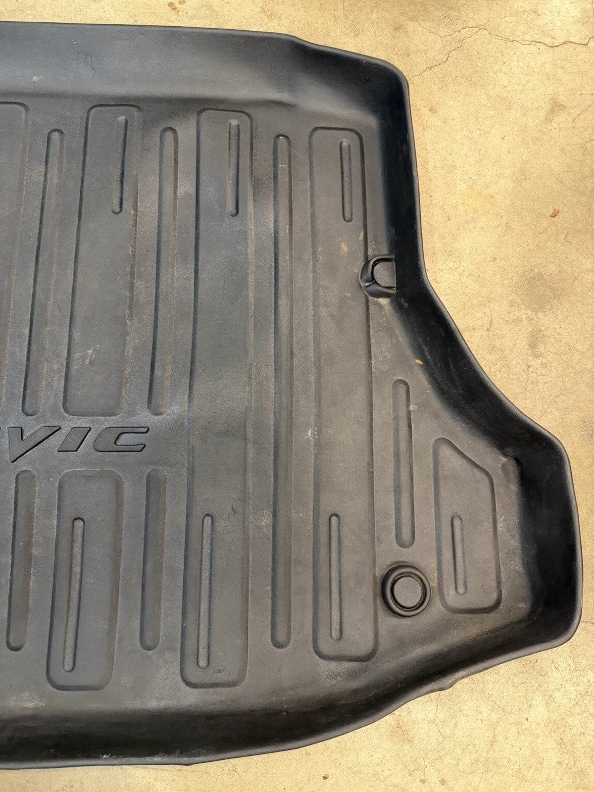 ✅ 2006-2011 Honda Civic All Weather Trunk Mat Cargo Liner Rubber Black OEM