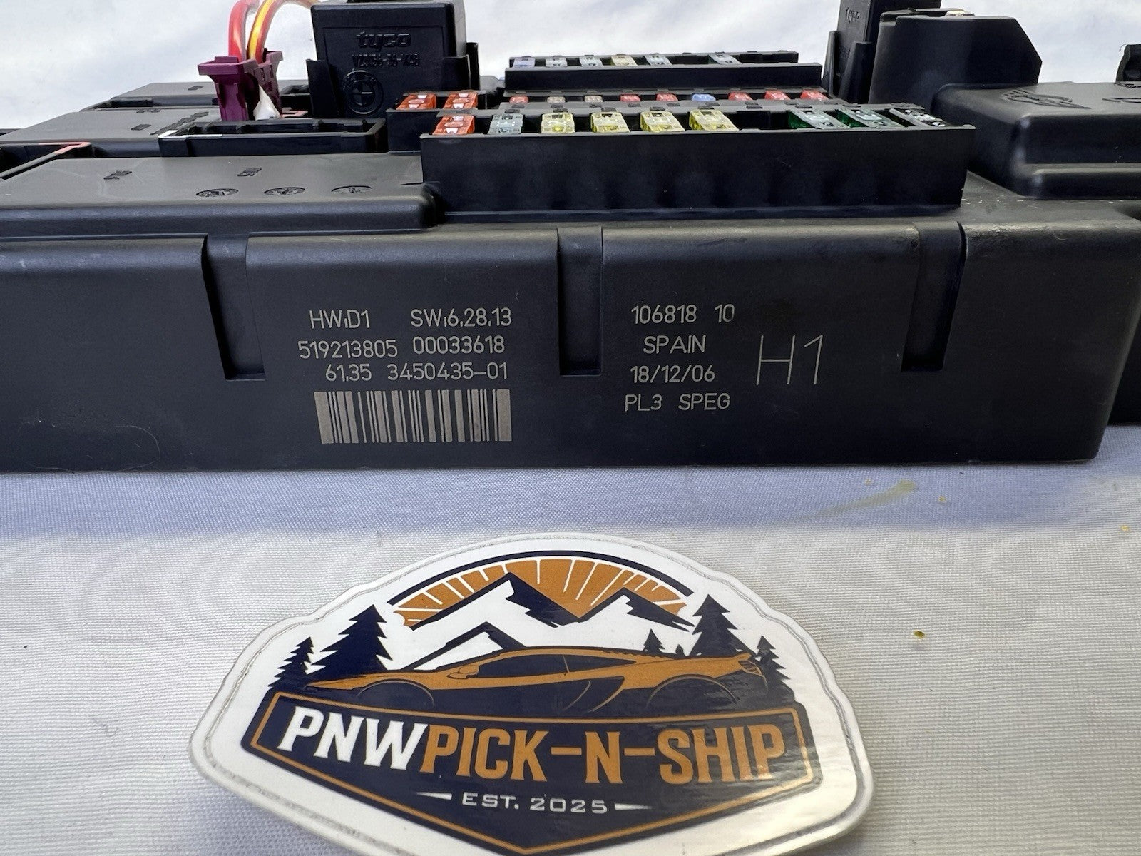 ✅ 2007-2014 Mini Cooper BCM Fuse Box Relay Body Control Module H1  3450435 JBE