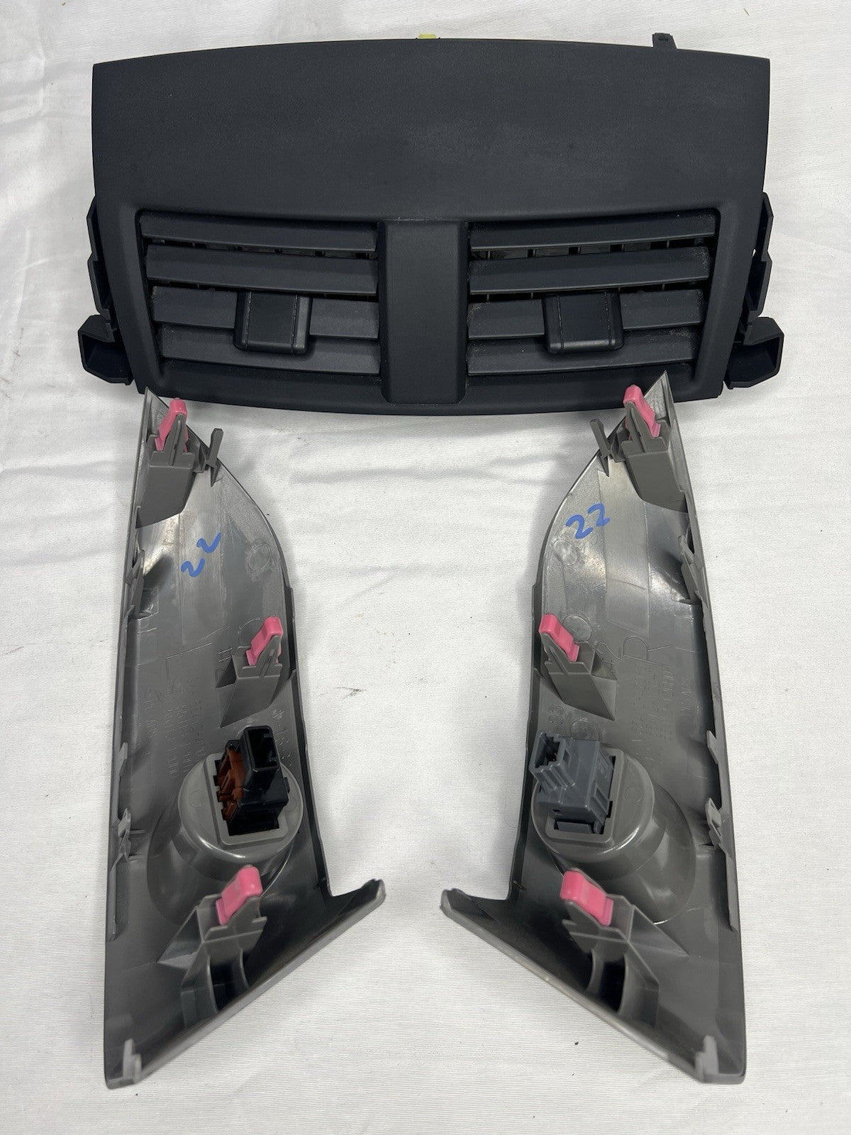 ✅ 2006 - 2012 Toyota Rav4 Center Dash Vents Radio Trim Bezel Cover GRAY OEM