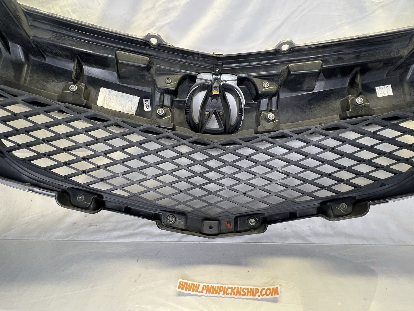 ✅ 2010-2013 Acura MDX Front Bumper Grille With Emblem OEM Silver Grill READ