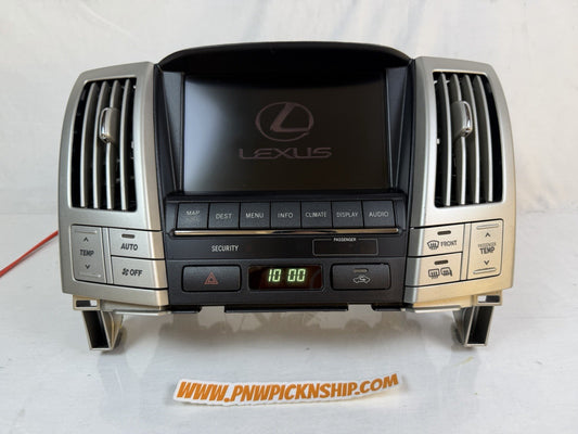 ✅ 2008-2009 Lexus RX350 Dash Navigation MFD Climate Display Screen 86110-48490