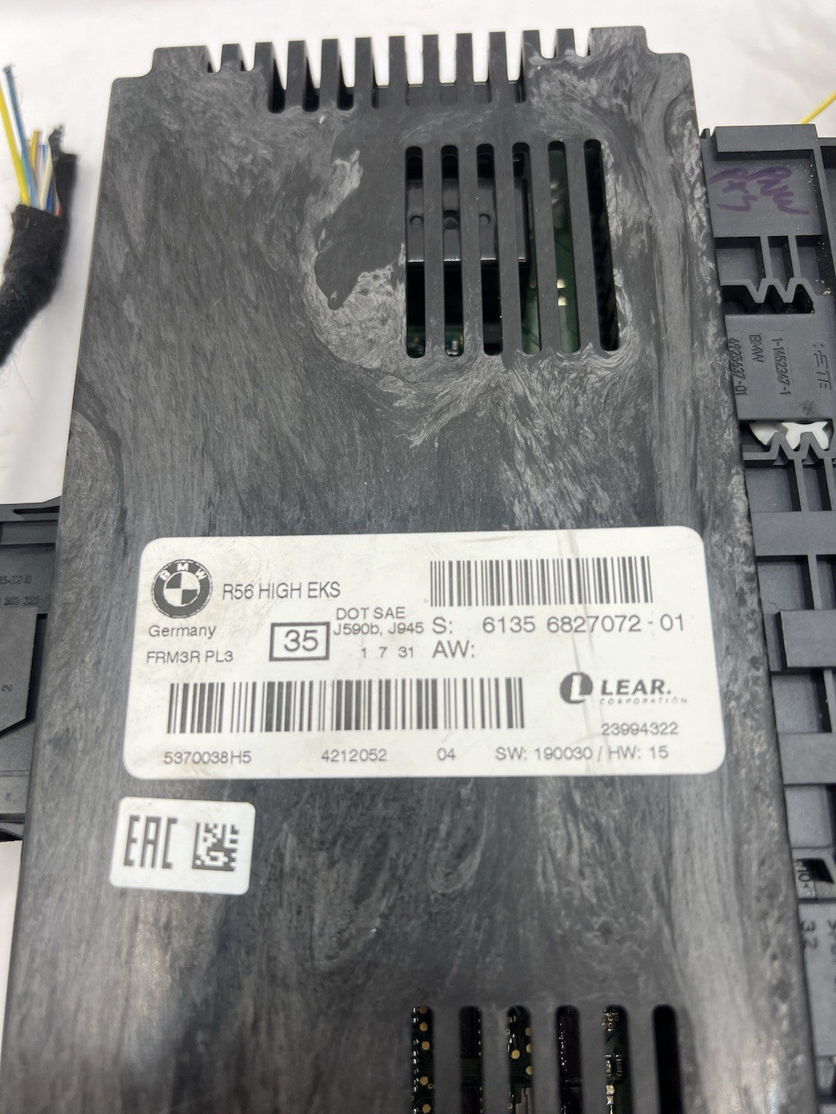 ✅ 08-15 MINI COOPER R55 R56 FOOTWELL BODY CONTROL MODULE BCM 6135 6827072 OEM