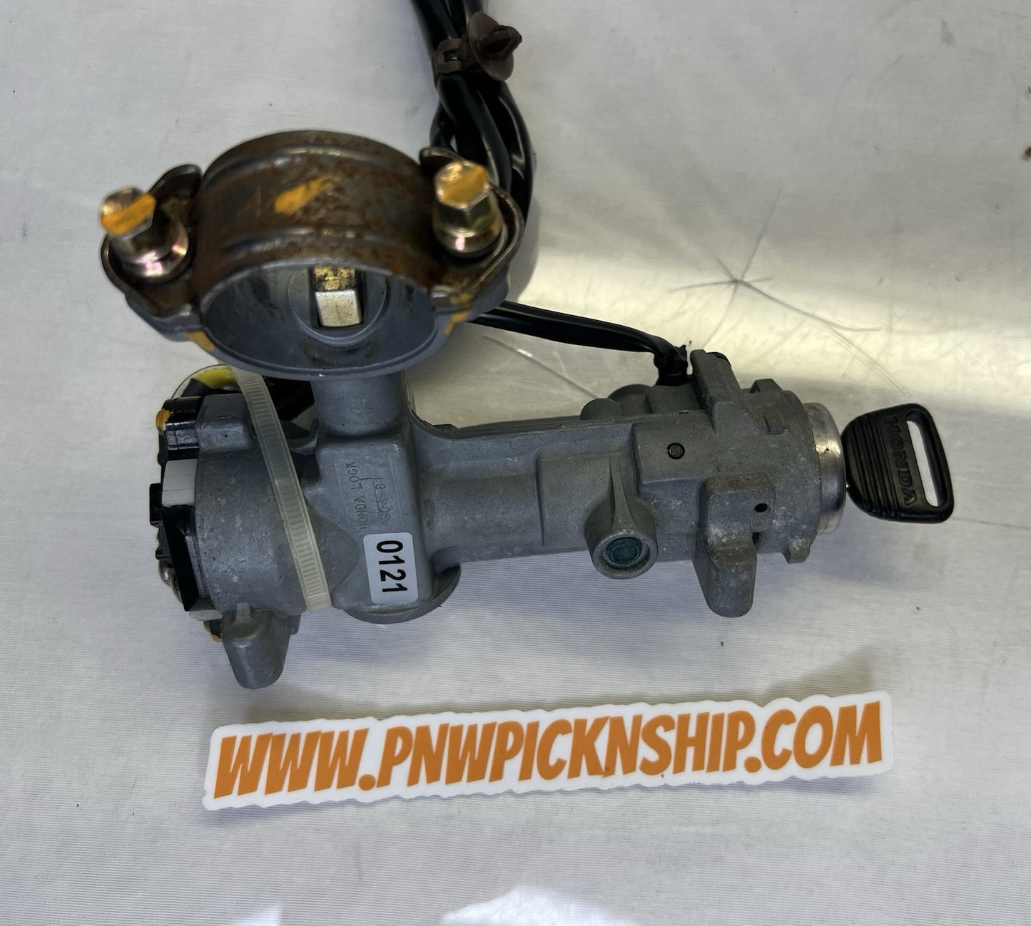 ✅ 1996-2000 Honda Civic Manual Ignition Switch Harness Lock Cylinder w/ OEM Key