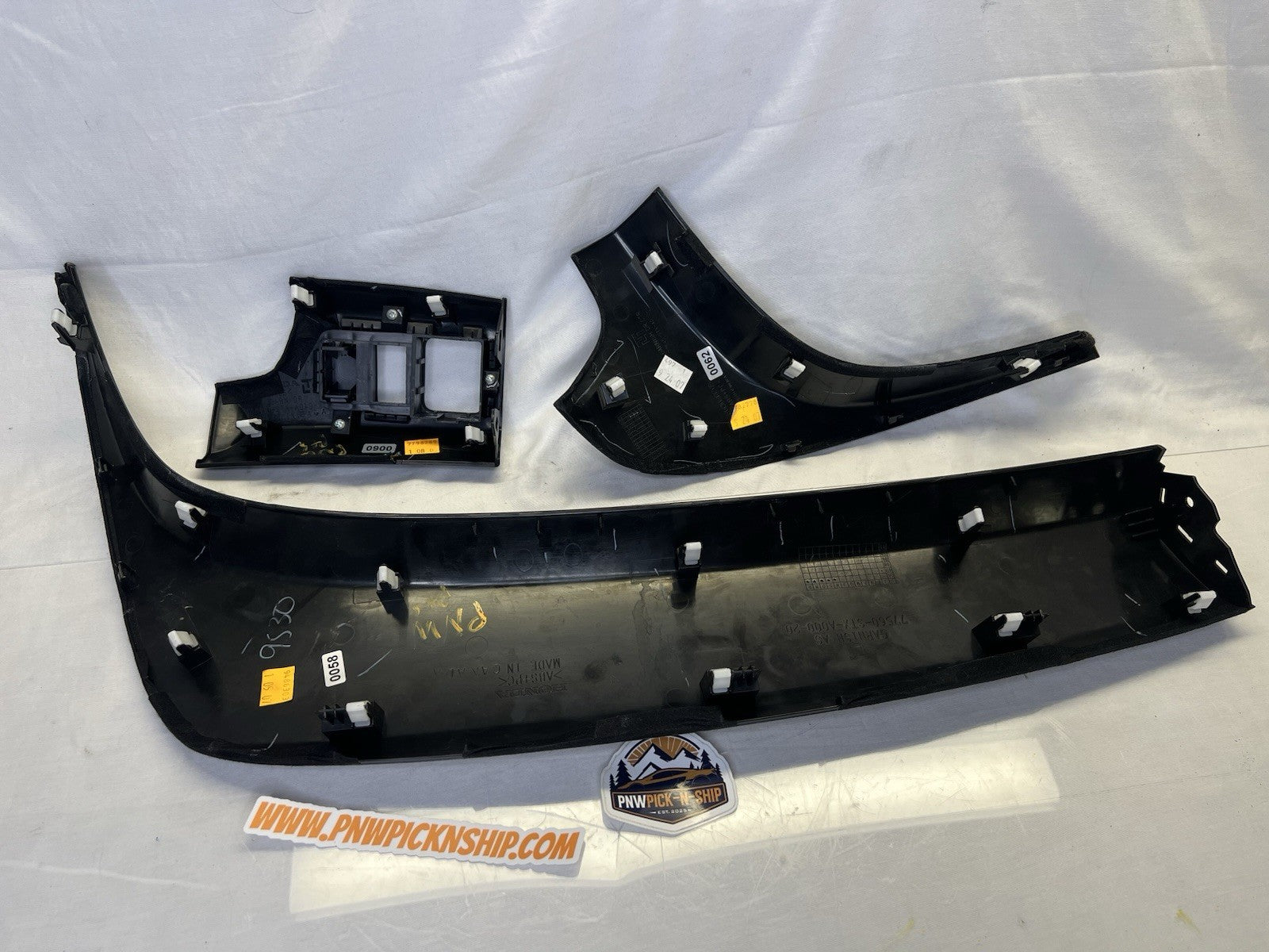 ✅ 2007-2009 ACURA MDX Dash Panel Dark Woodgrain Trim LH CENTER RH SET OF 3 OEM