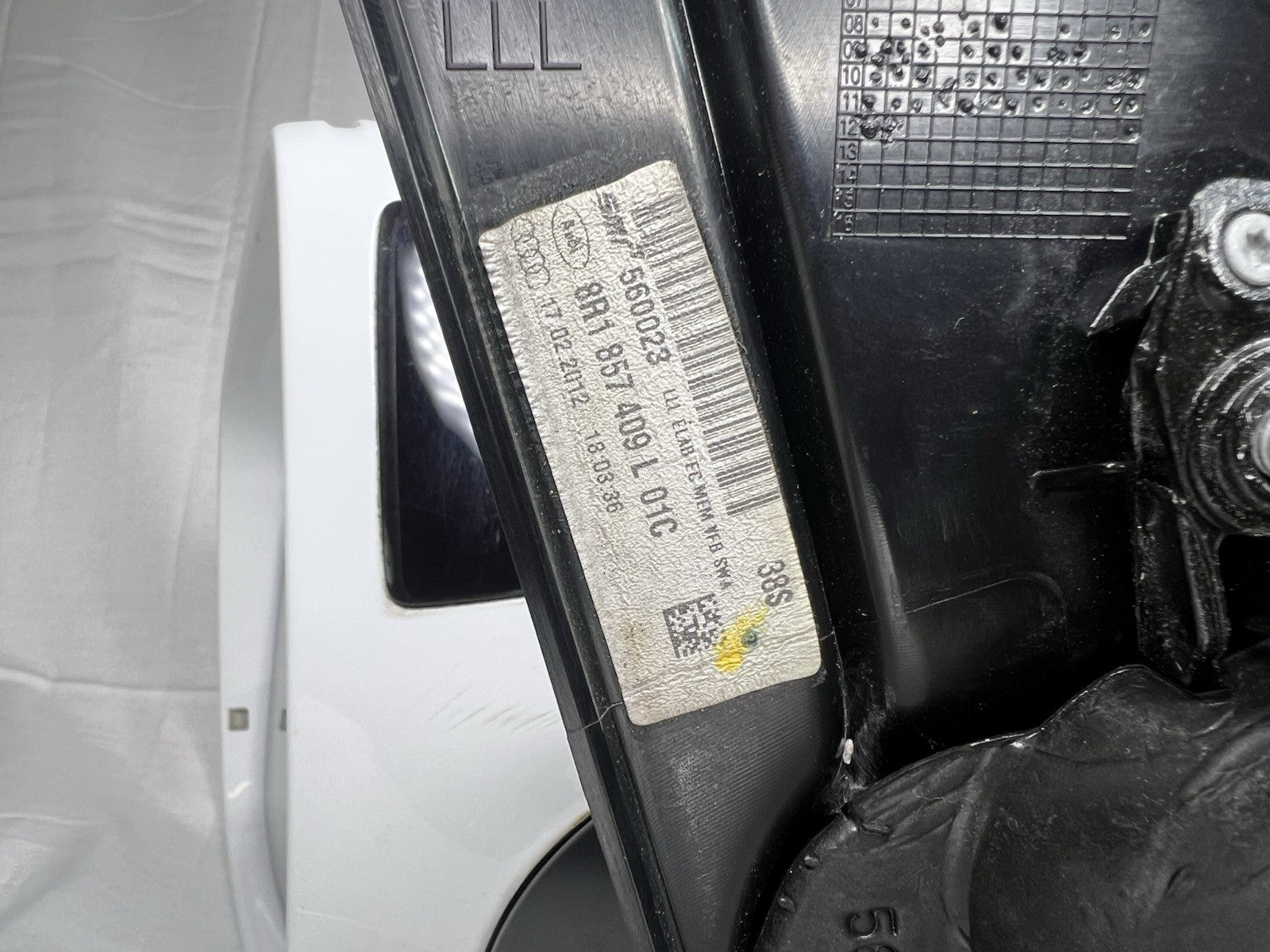 ✅2009-2015 Audi Q5 SQ5 Driver Left Side Outside Door Mirror Assembly White OEM
