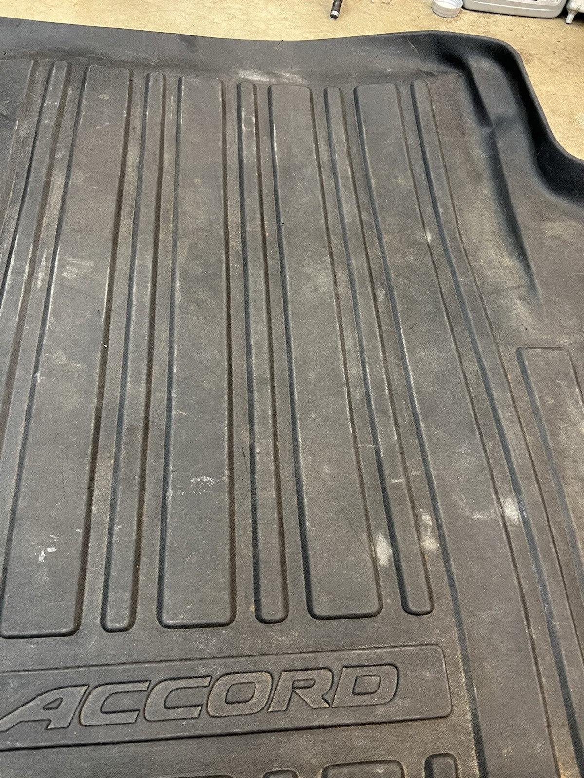 ✅ 03-07 Honda Accord Trunk Mat Liner Cargo Tray OEM All Weather Season Rubber