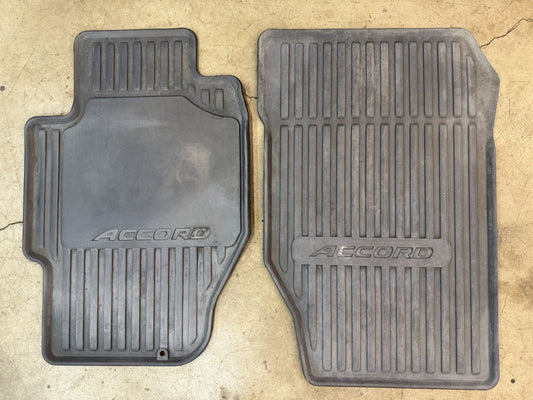 ✅ 1998-2002 Honda Accord Sedan OEM Rubber All Season Front Floor Mats 98-02