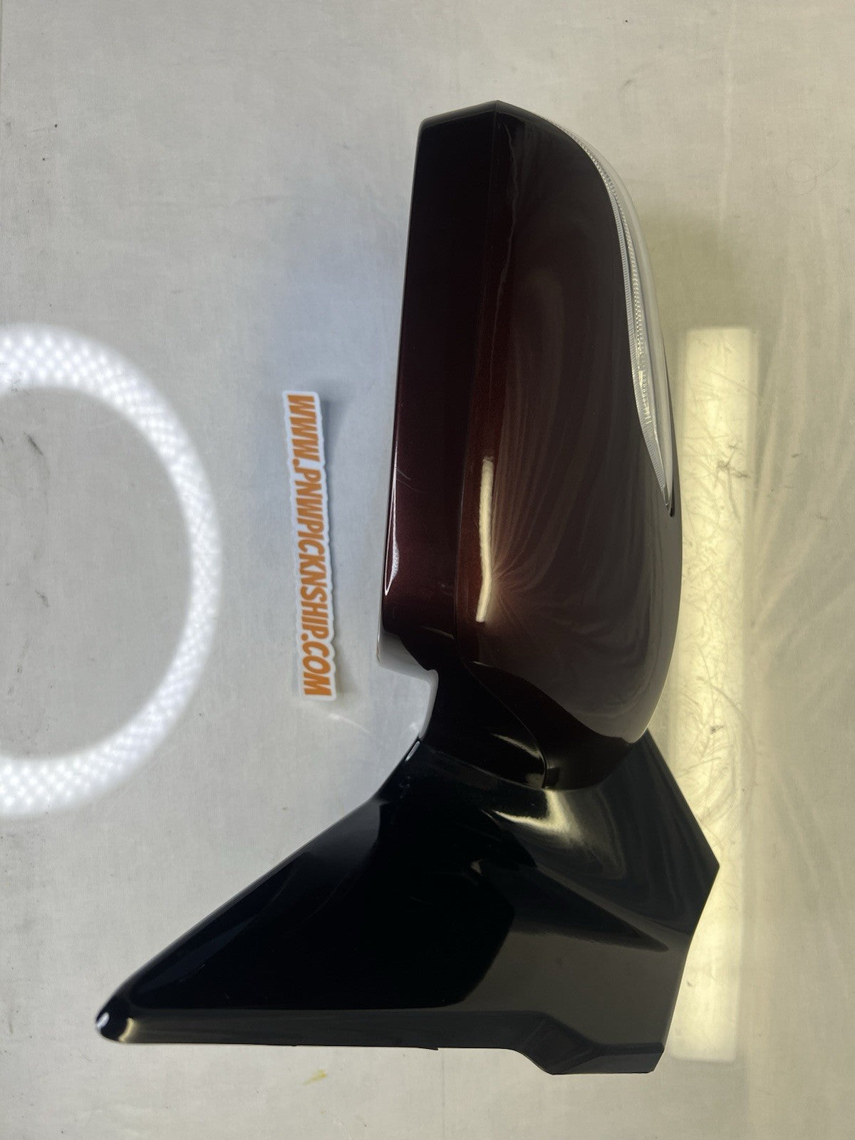 ✅ 10-13 Acura MDX Driver Left Side View Mirror Power Heated 11 Wire Dark Cherry