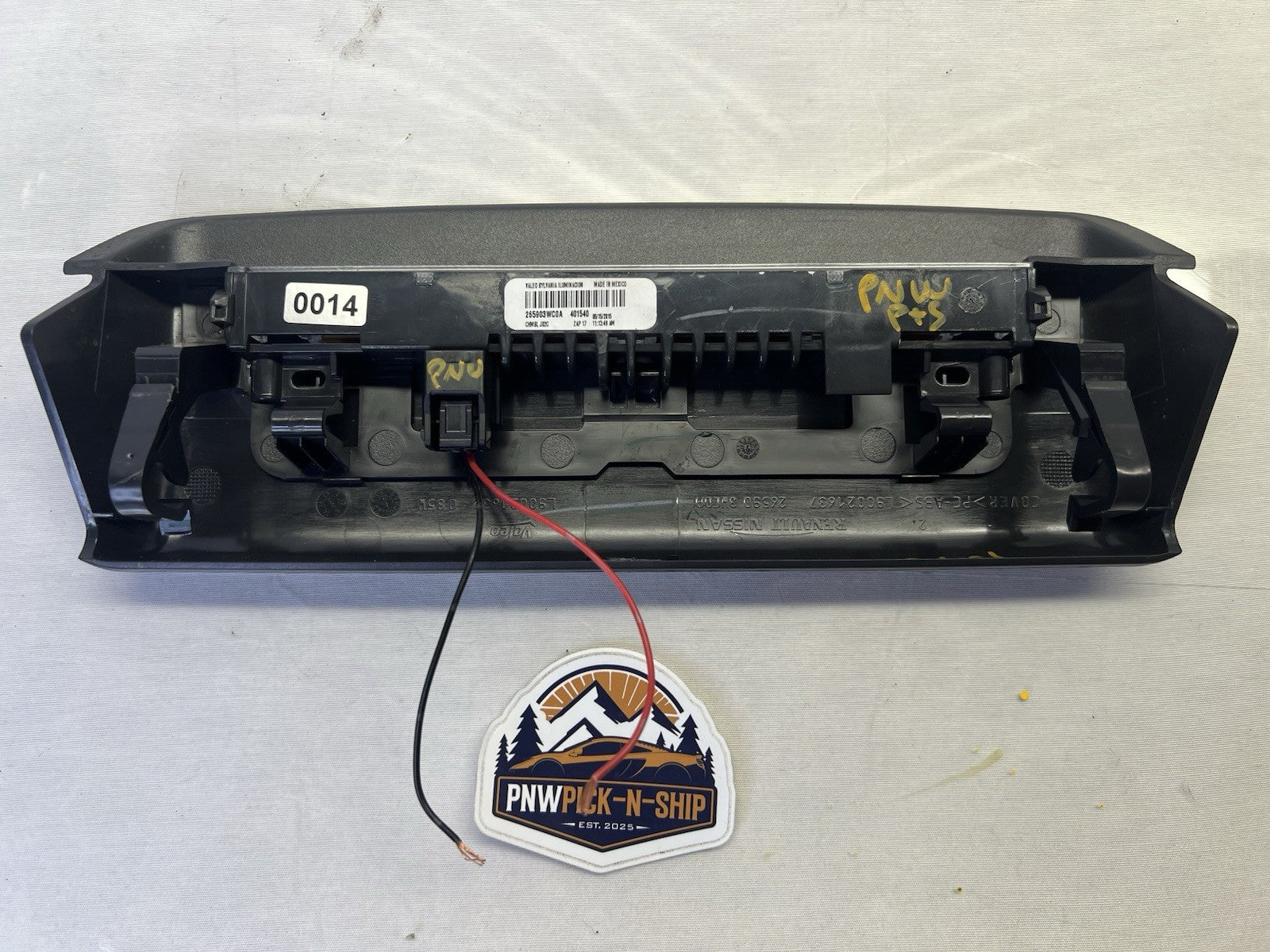 ✅2014-2019 Nissan Versa Note Rear Red LED 3rd Third High Mount Brake Light Lamp