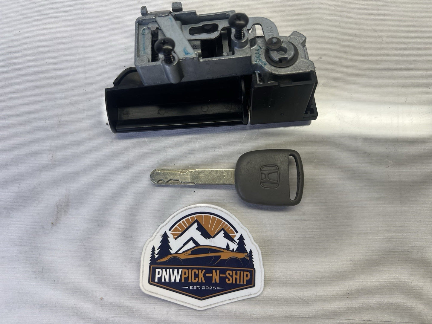 ✅ 2009 - 2015 Honda Pilot Glove Box Latch Handle Lock With Key Black OEM