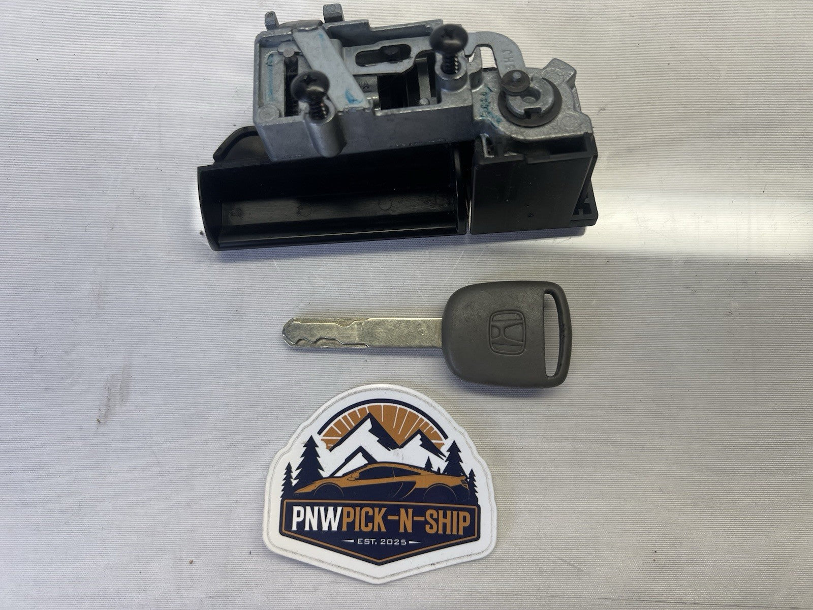 ✅ 2009 - 2015 Honda Pilot Glove Box Latch Handle Lock With Key Black OEM
