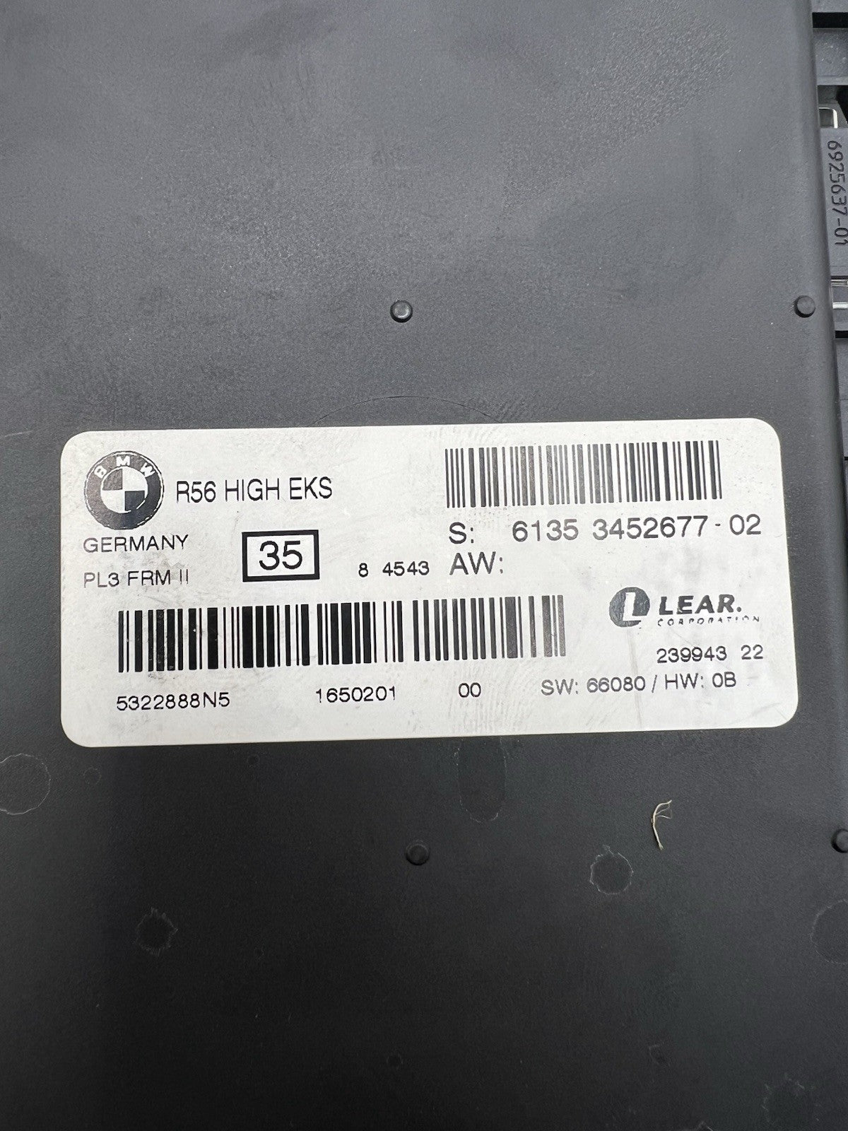 ✅ 2007 - 2015 Mini Cooper R56 Body Control Module FRM 6135 3452677 - 02 OEM