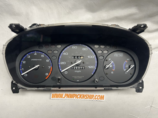 ✅1996-2000 Honda Civic EX Manual RPM Instrument Cluster No ABS 126k EK Low Mile