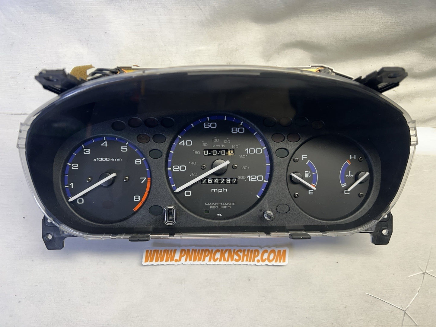 ✅ 1996 - 2000 Honda Civic EX Manual RPM Instrument Cluster No ABS 264k EK