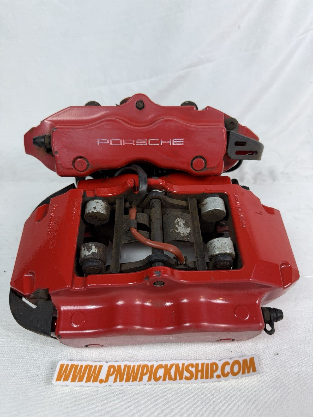 ✅ 03-10 Porsche Cayenne Turbo Brembo Rear Brake Caliper Calipers Set of 2 Pc OEM