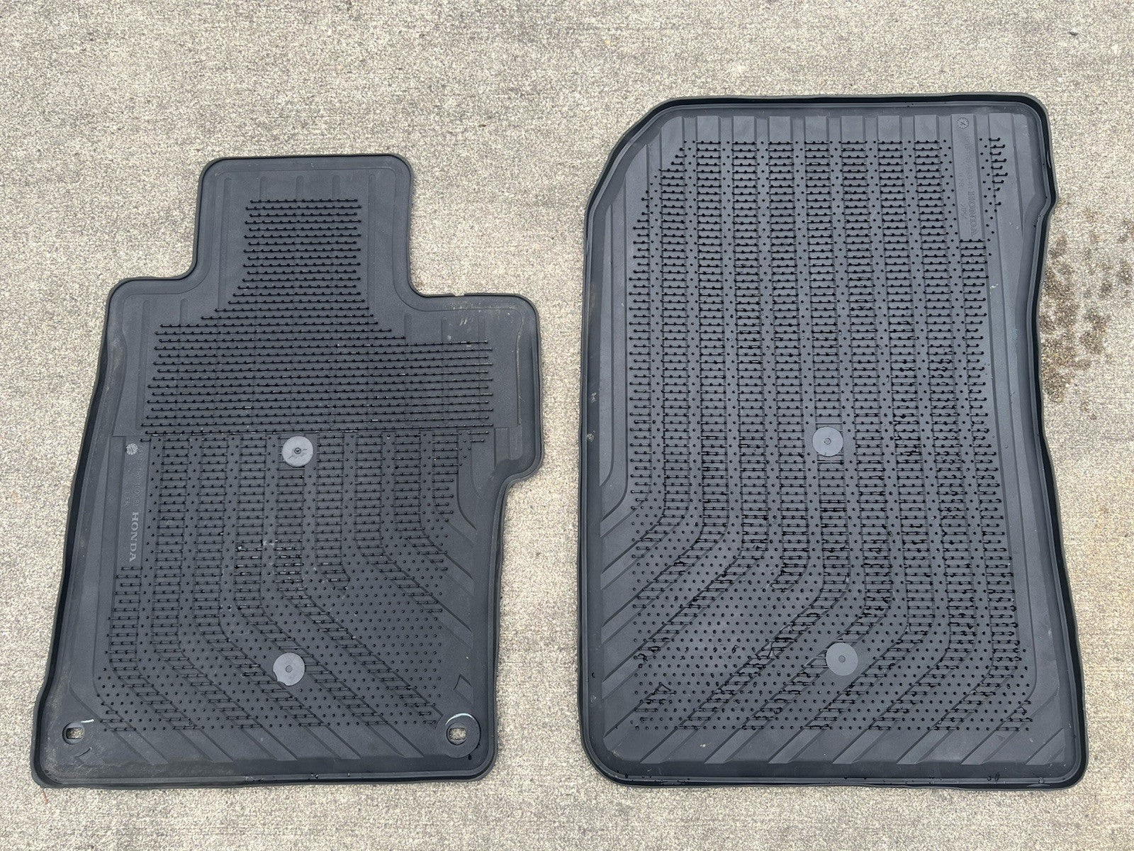 ✅06-11 HONDA CIVIC Sedan / Coupe BLACK RUBBER FLOOR MATS OEM FACTORY ALL WEATHER