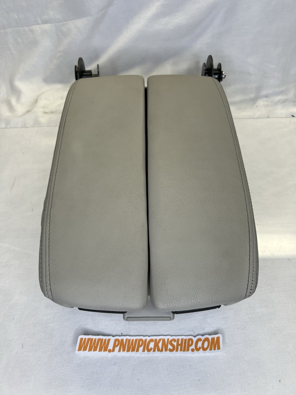 ✅ 2005-2008 Acura RL Center Console Taupe Gray Leather Lid Armrest Cover Storage
