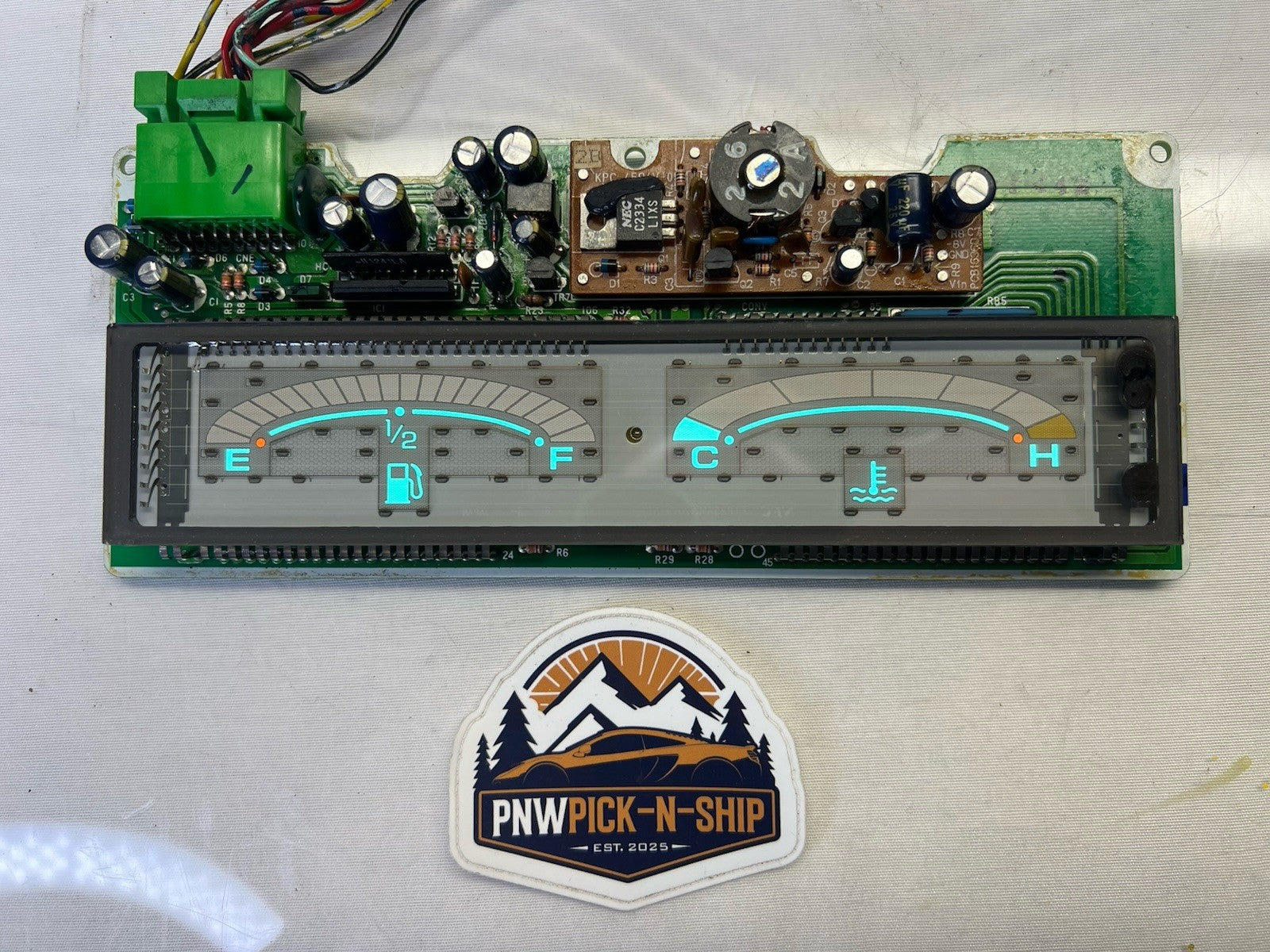 ✅ REBUILT 92-96 Honda Prelude Digital Temp Fuel Gauge Instrument  Cluster