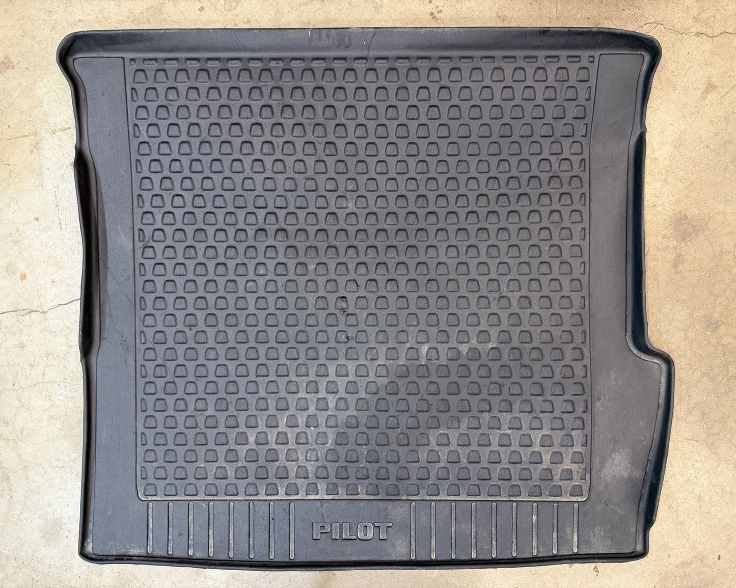 ✅ 2009-2015 Honda Pilot Cargo Liner Black OEM Trunk Mat Rear Rubber All Weather