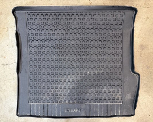 ✅ 2009-2015 Honda Pilot Cargo Liner Black OEM Trunk Mat Rear Rubber All Weather