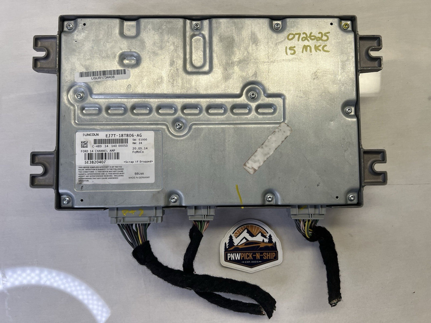 ✅2013-2016 Lincoln MKX MKC Premium THX Sound System Amplifier EJ7T-18T806-AG OEM