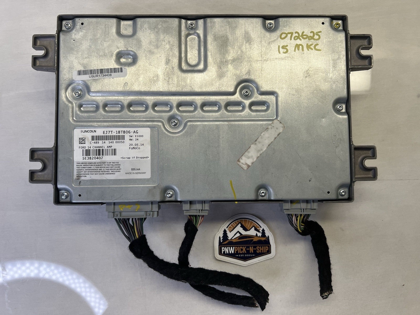 ✅2013-2016 Lincoln MKX MKC Premium THX Sound System Amplifier EJ7T-18T806-AG OEM