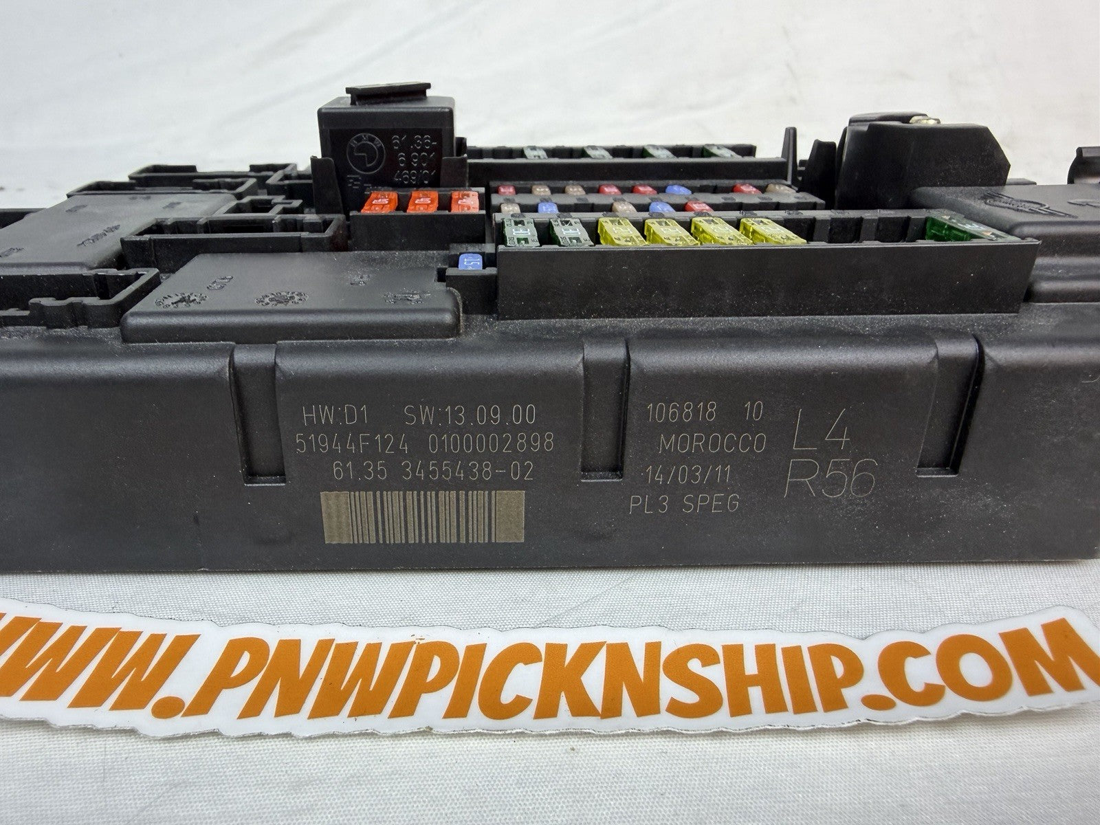 ✅ 2007-2016 Mini Cooper BCM INTERIOR  JBE Fuse Box SPEG High 61353455438 3455438