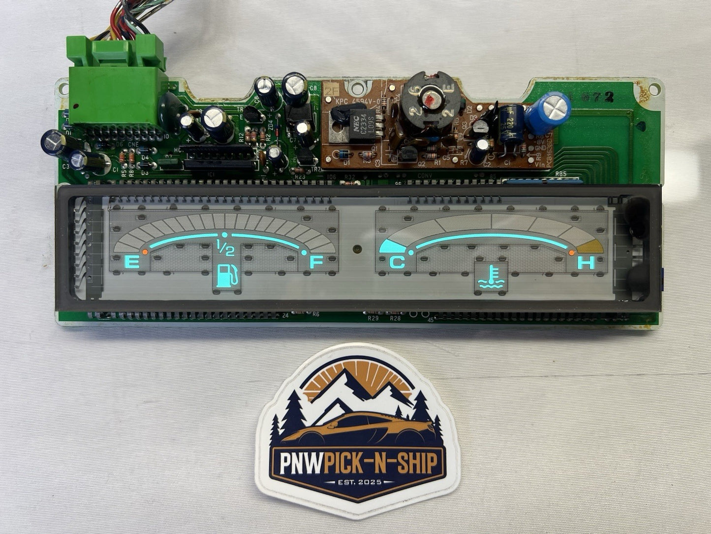 ✅ 92-96 Honda Prelude Digital Temp Fuel Gauge Instrument  Cluster REBUILT