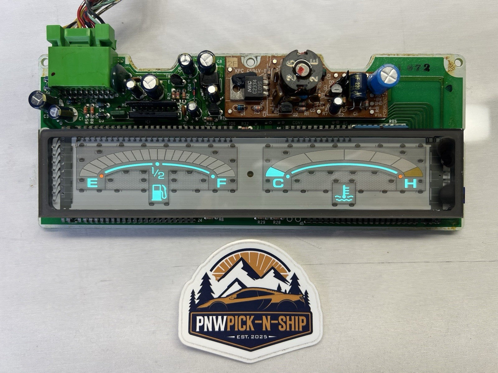 ✅ 92-96 Honda Prelude Digital Temp Fuel Gauge Instrument  Cluster REBUILT