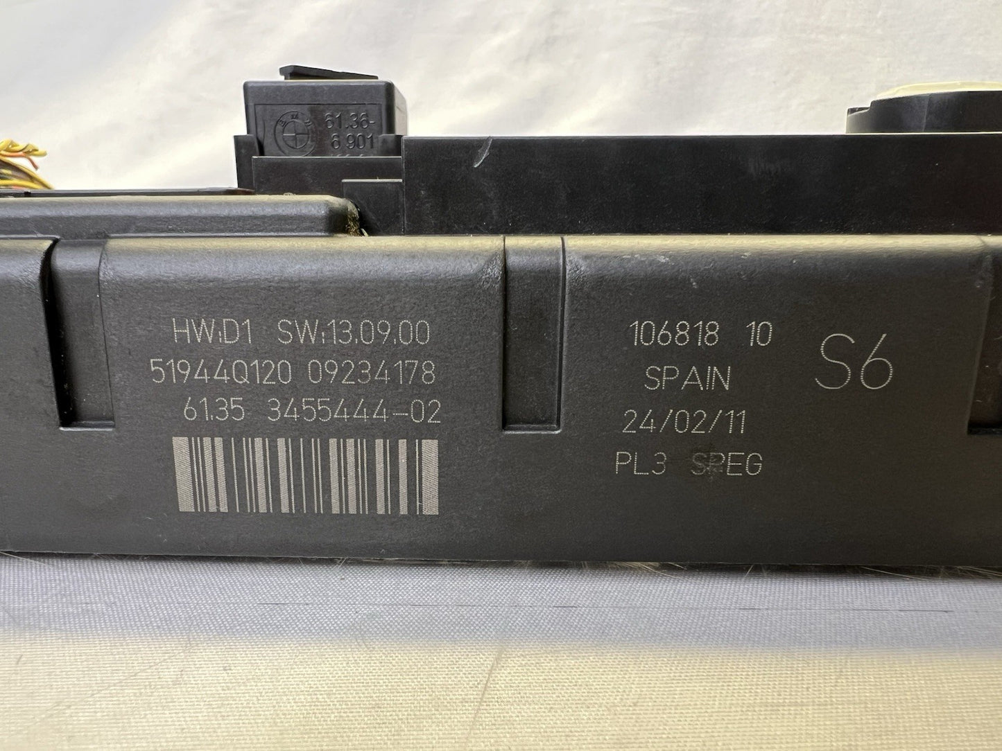 ✅ 2007-2014  MINI COOPER S BCM JBE INTERIOR DISTRIBUTION FUSE BOX 3455444-02 OEM